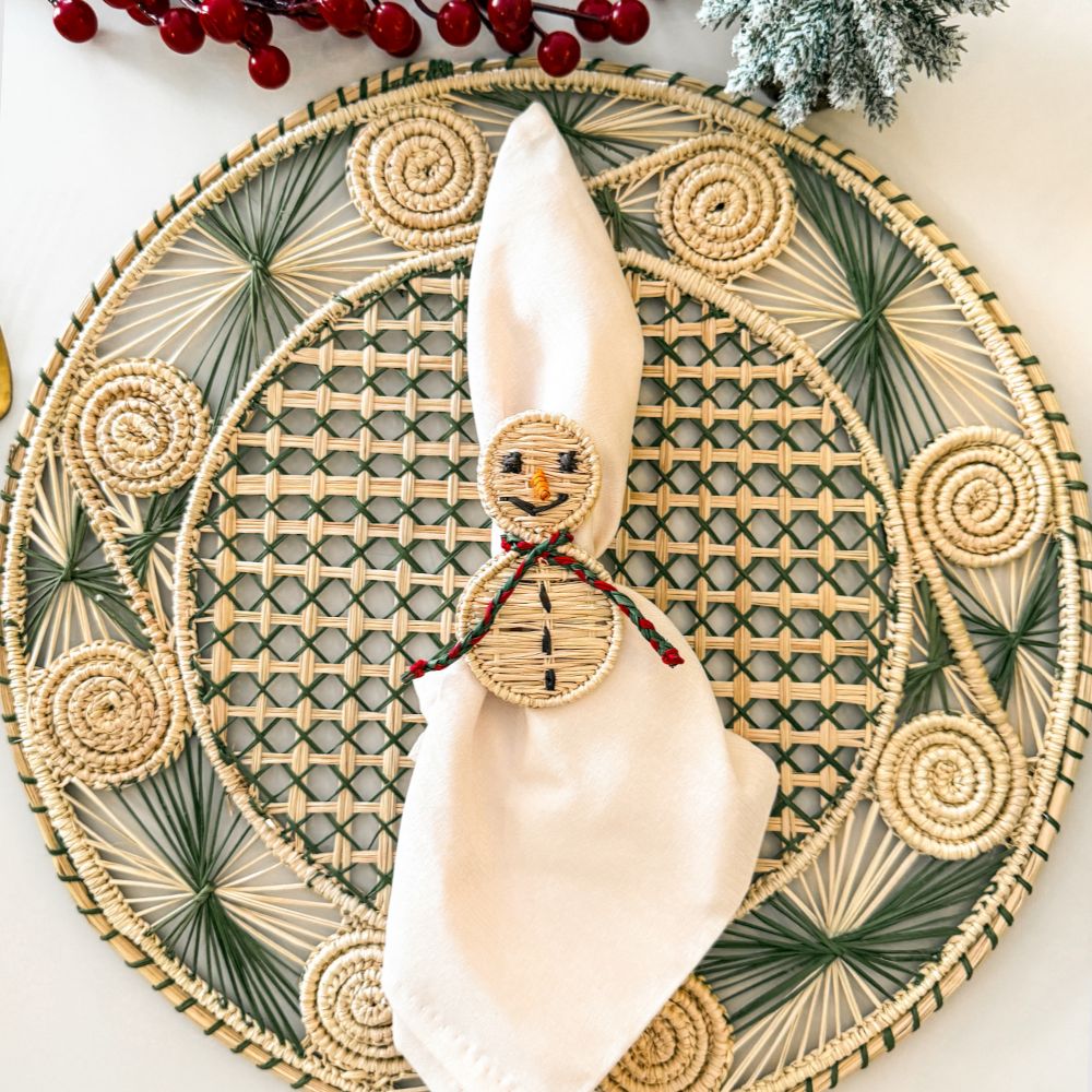Snowman Napkin Ring for Holiday / Christmas Season