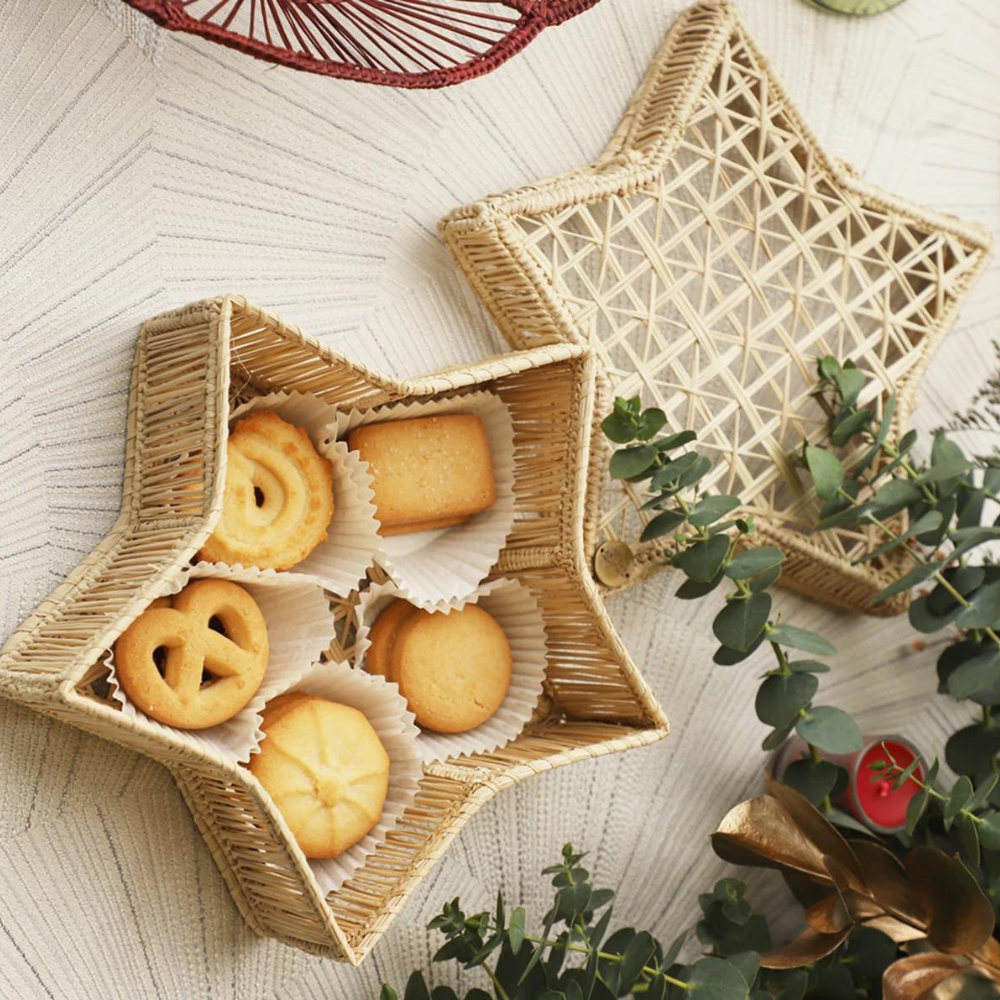 Christmas Star Box - Star Tray with Lid - Home Decor