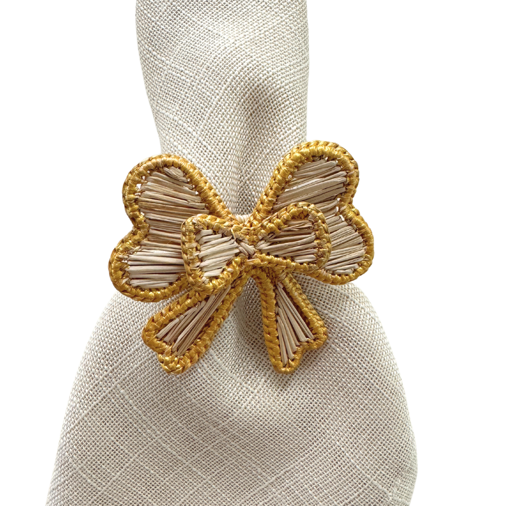 Bow Tie Napkin Holder - Made of Iraca Palm