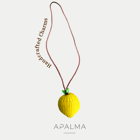 Lemon Charm -  Handmade Charms in Iraca Palm