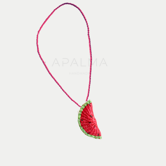 Watermelon Charm - Handmade Charms in Iraca Palm
