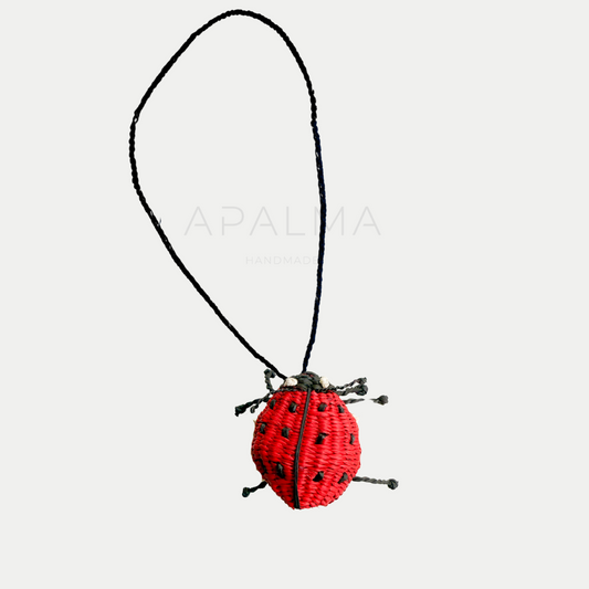 Ladybug Charm - Handmade Charms in Iraca Palm