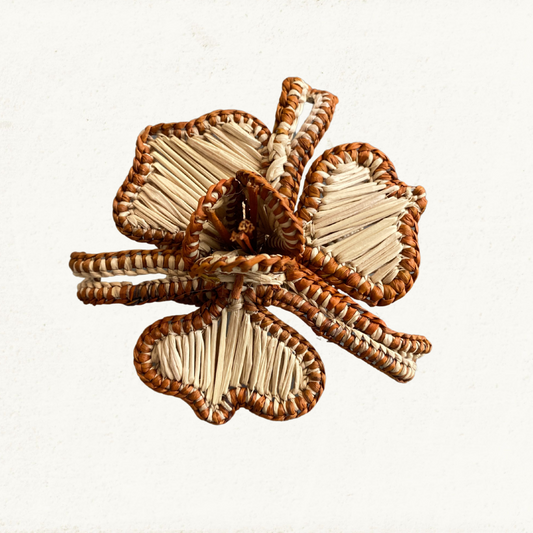 Orchid Napkin Ring - Made of Iraca Palm