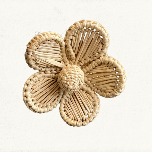 3D Flower Napkin Ring - Made of Iraca Palm