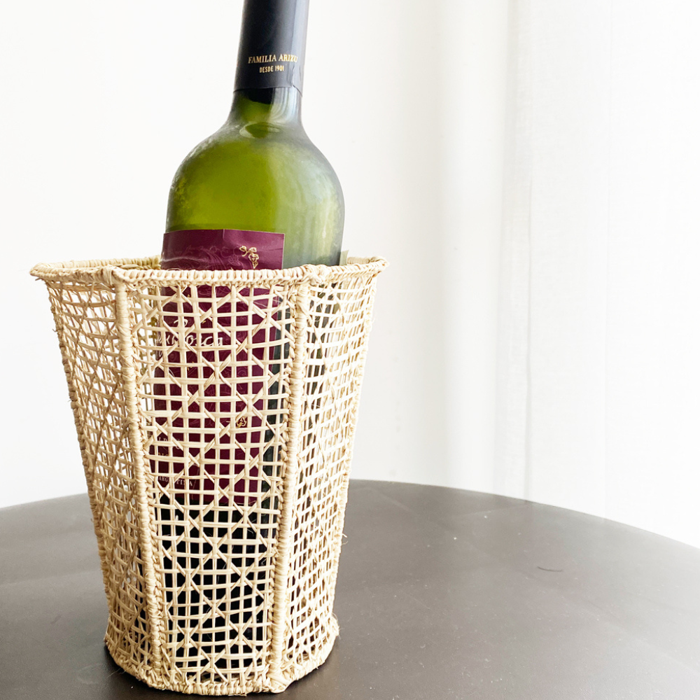 Handmade Iraca Palm - Multipurpose Tall Palm Basket - Home Decor