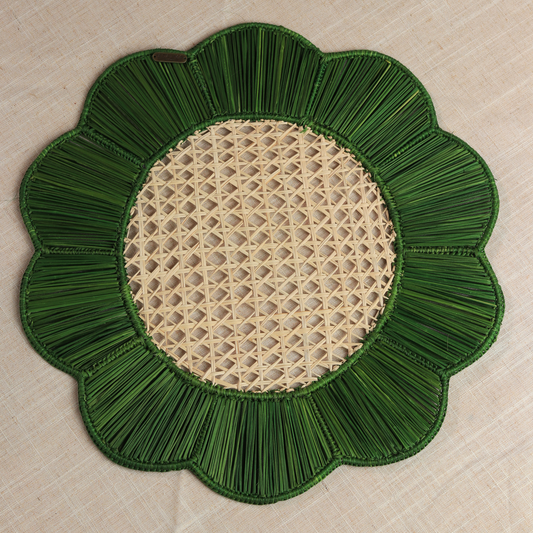 Emerald Bloom Placemat