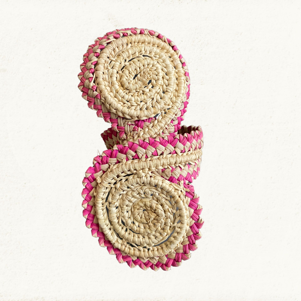 Spiral Napkin Ring - Made of Iraca Palm