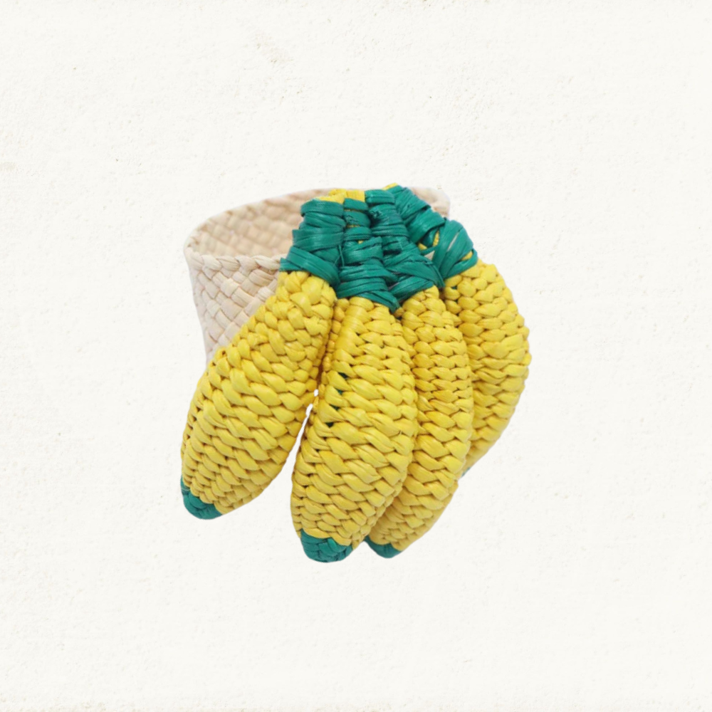 Bananas Napkin Ring - Made of Iraca Palm