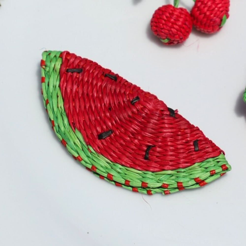 Fruit Napkin Ring made of iraca palm