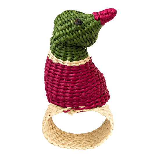 Cranberry Duck Napkin Ring – Duck in the Garden