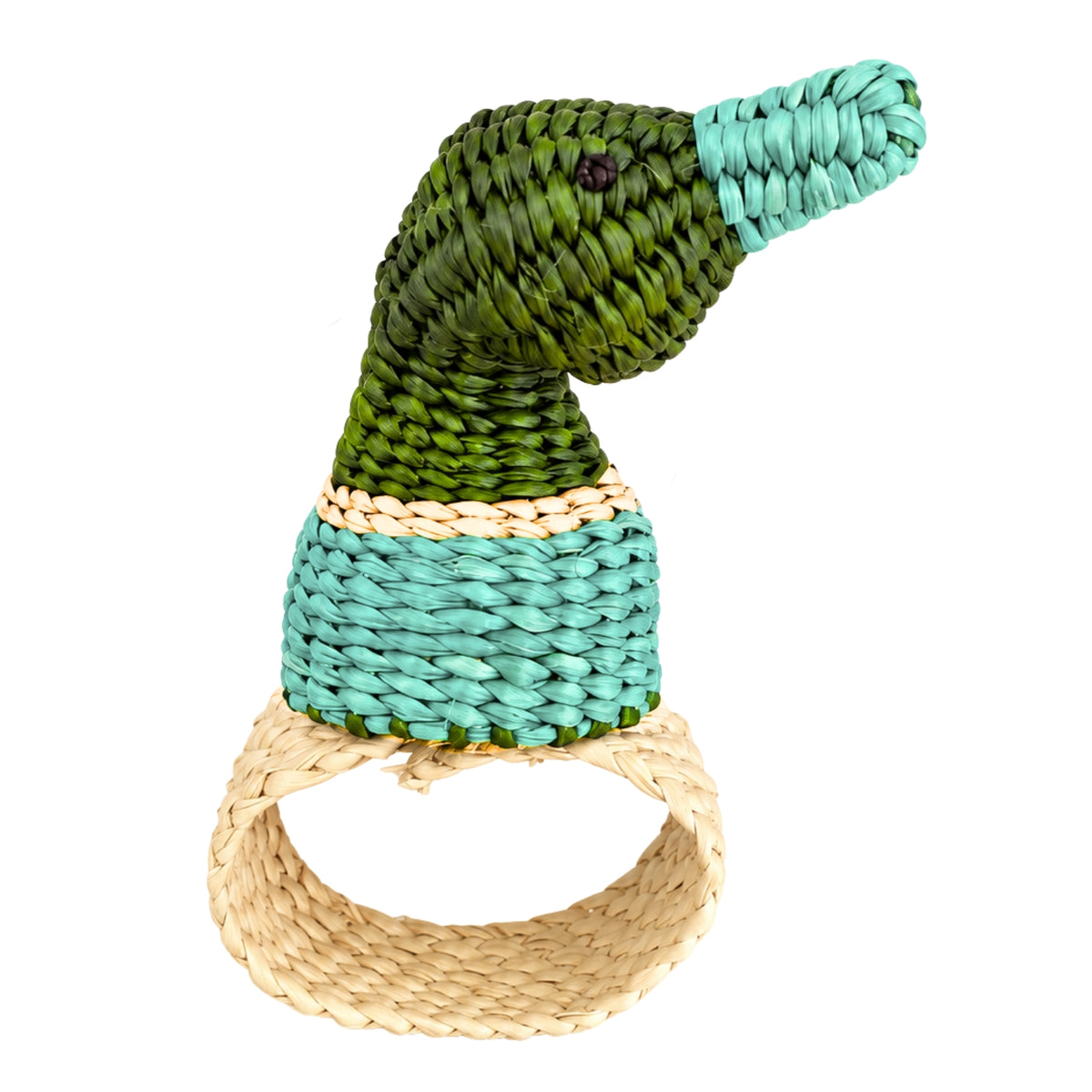 Mint Duck Napkin Ring – Duck in the Garden