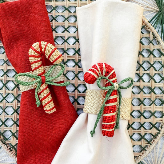 Candy Cane Napkin Ring for Holiday / Christmas Season