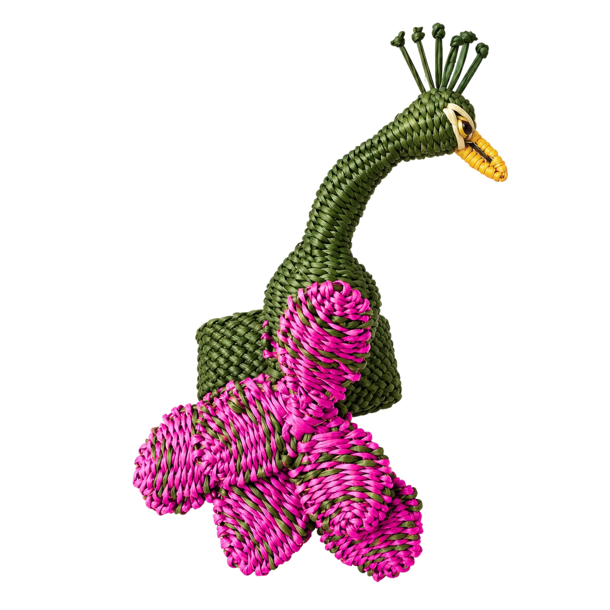 Pink Peacock Napkin Ring – The Enchanted Peacock