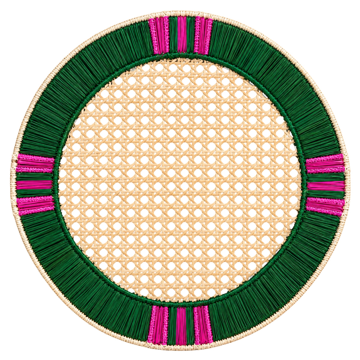 The Secret Garden Pink - Iraca Palm Placemat