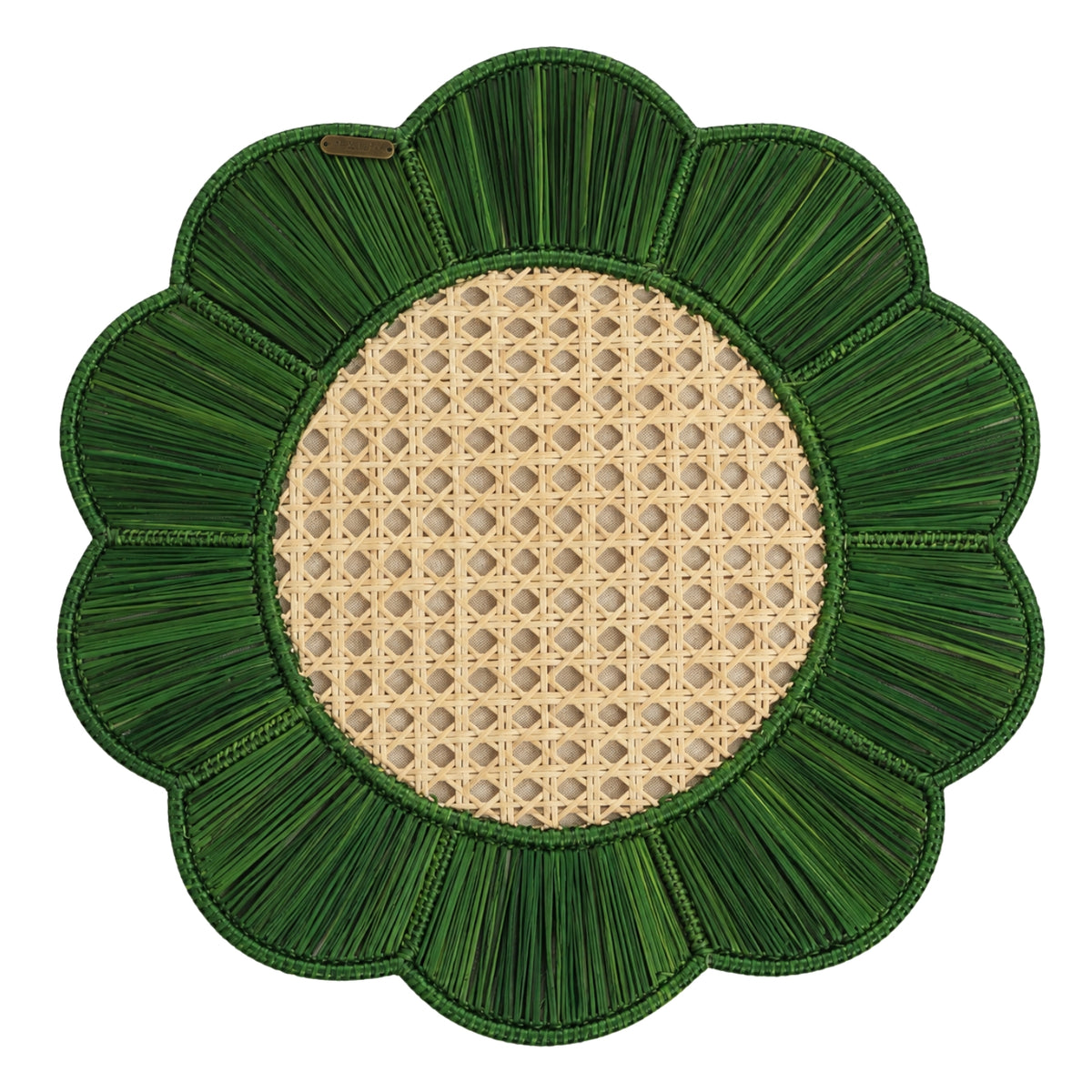 Emerald Green Iraca Palm Placemat