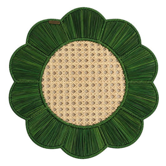 Emerald Green Iraca Palm Placemat