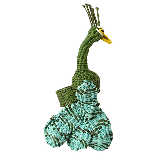 Mint Peacock Napkin Ring – The Enchanted Peacock