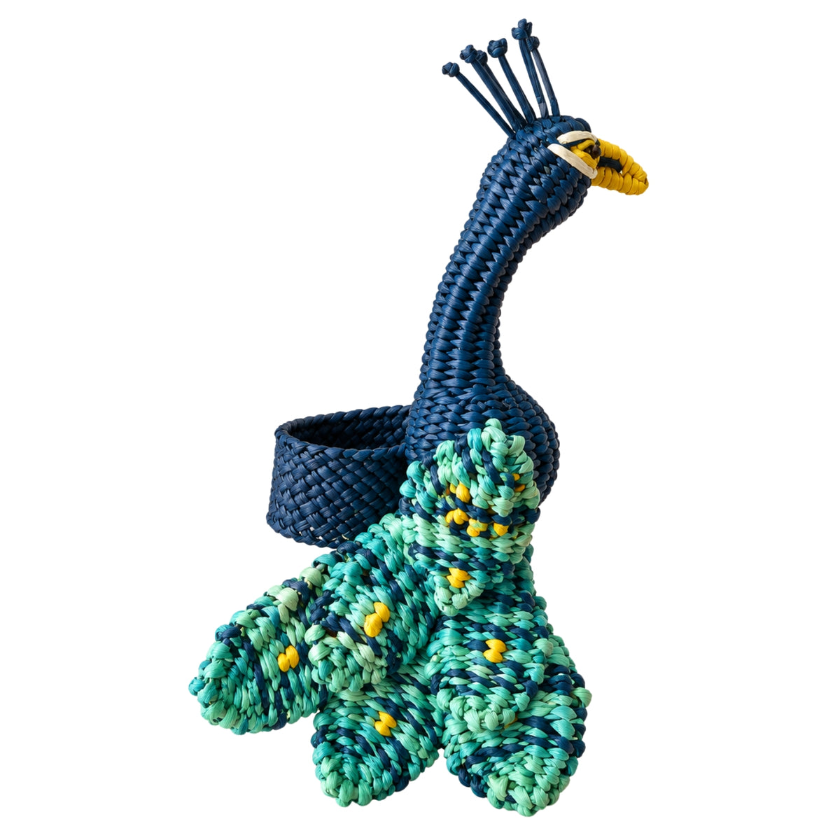 Blue Peacock Napkin Ring – The Enchanted Peacock