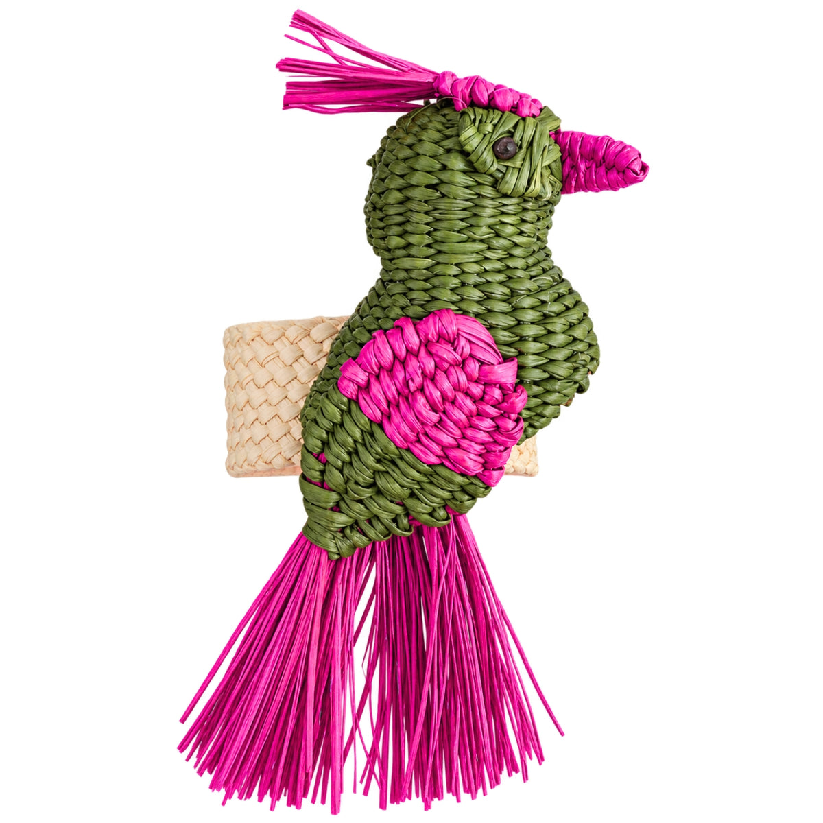 Pink Cardinal Napkin Ring – Cardinal in the Garden