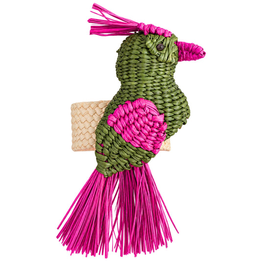 Pink Cardinal Napkin Ring – Cardinal in the Garden