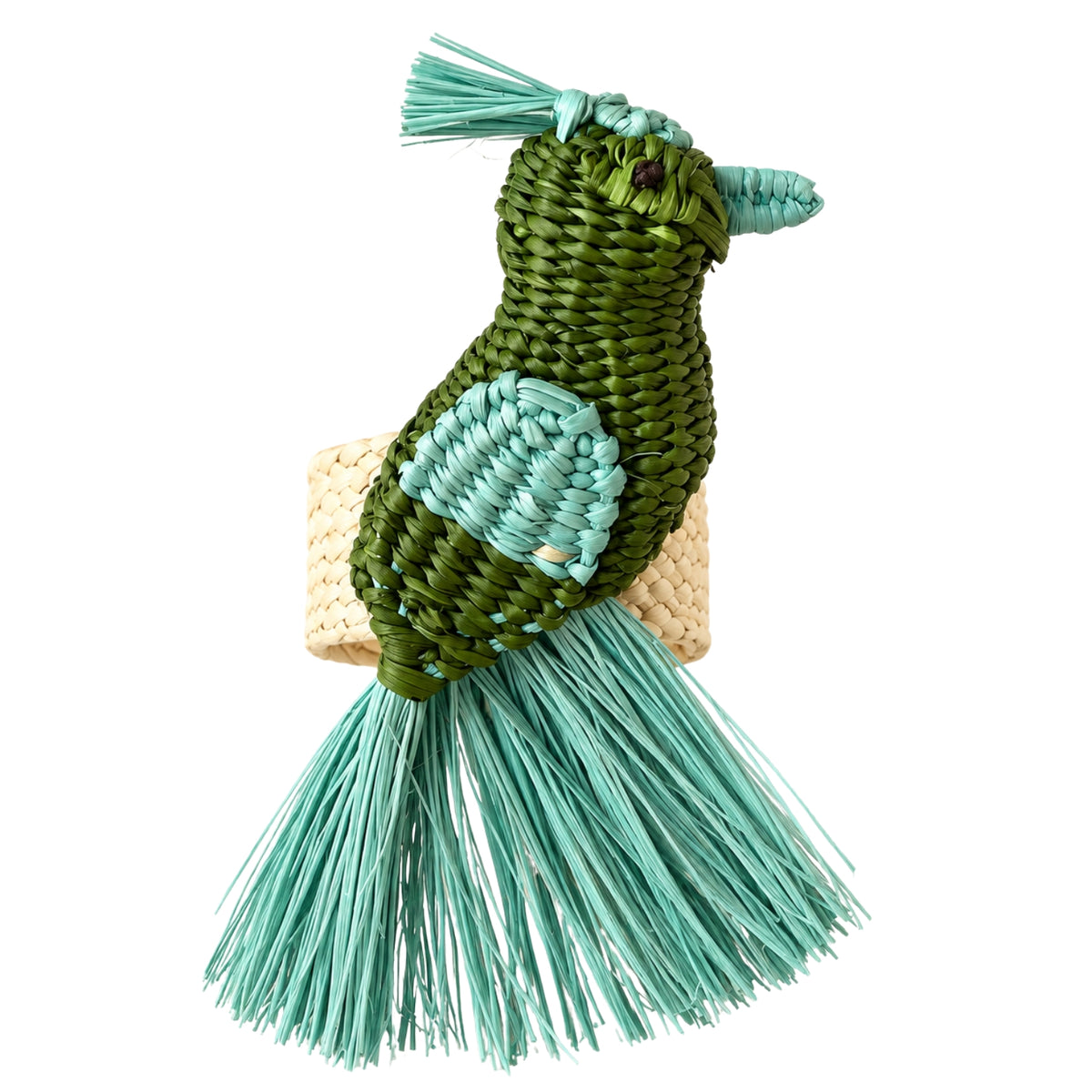 Mint Cardinal Napkin Ring – Cardinal in the Garden