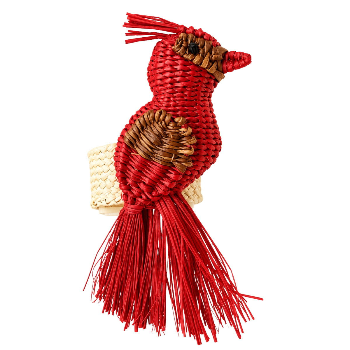 Red Cardinal Napkin Ring – Cardinal in the Garden