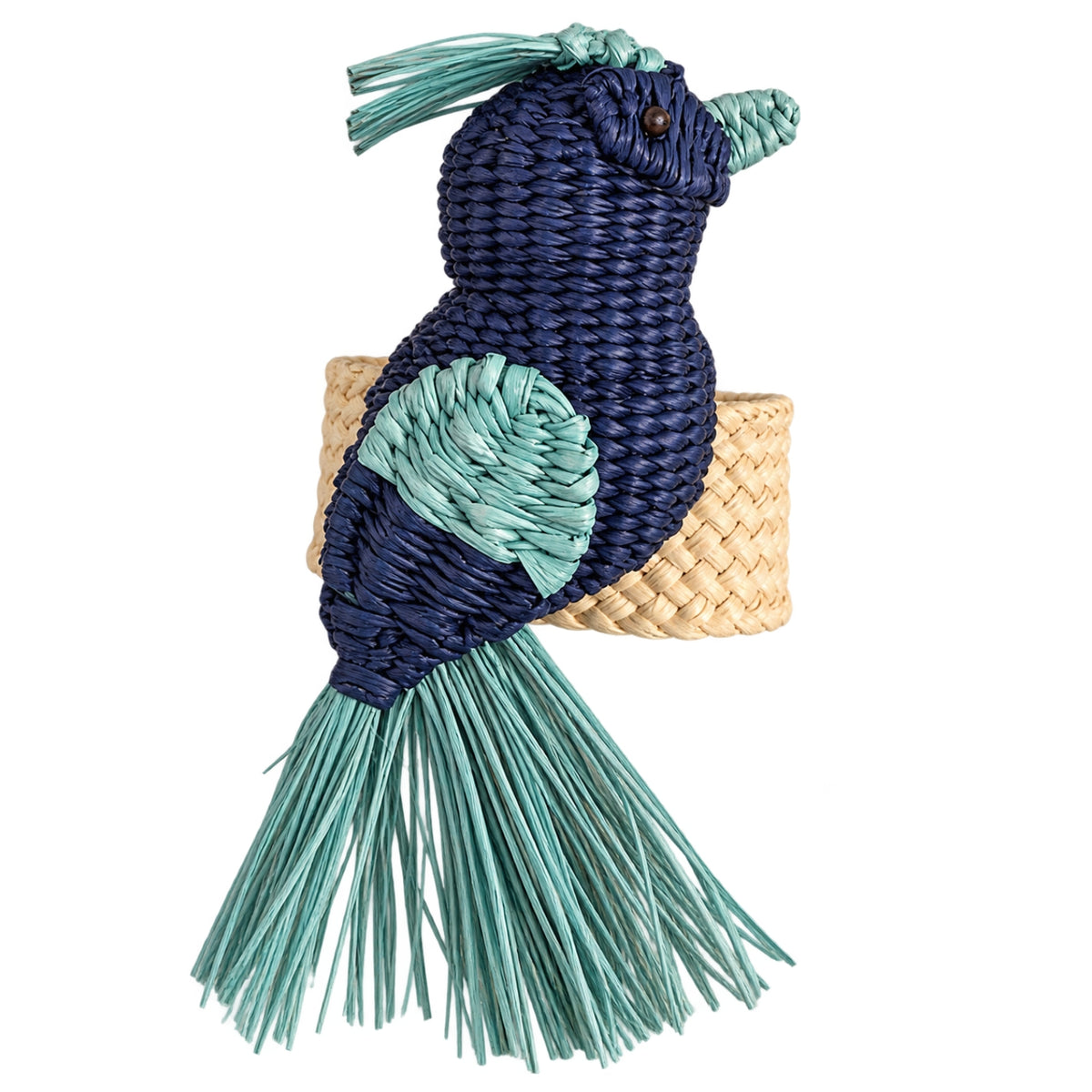 Blue Cardinal Napkin Ring – Cardinal in the Garden