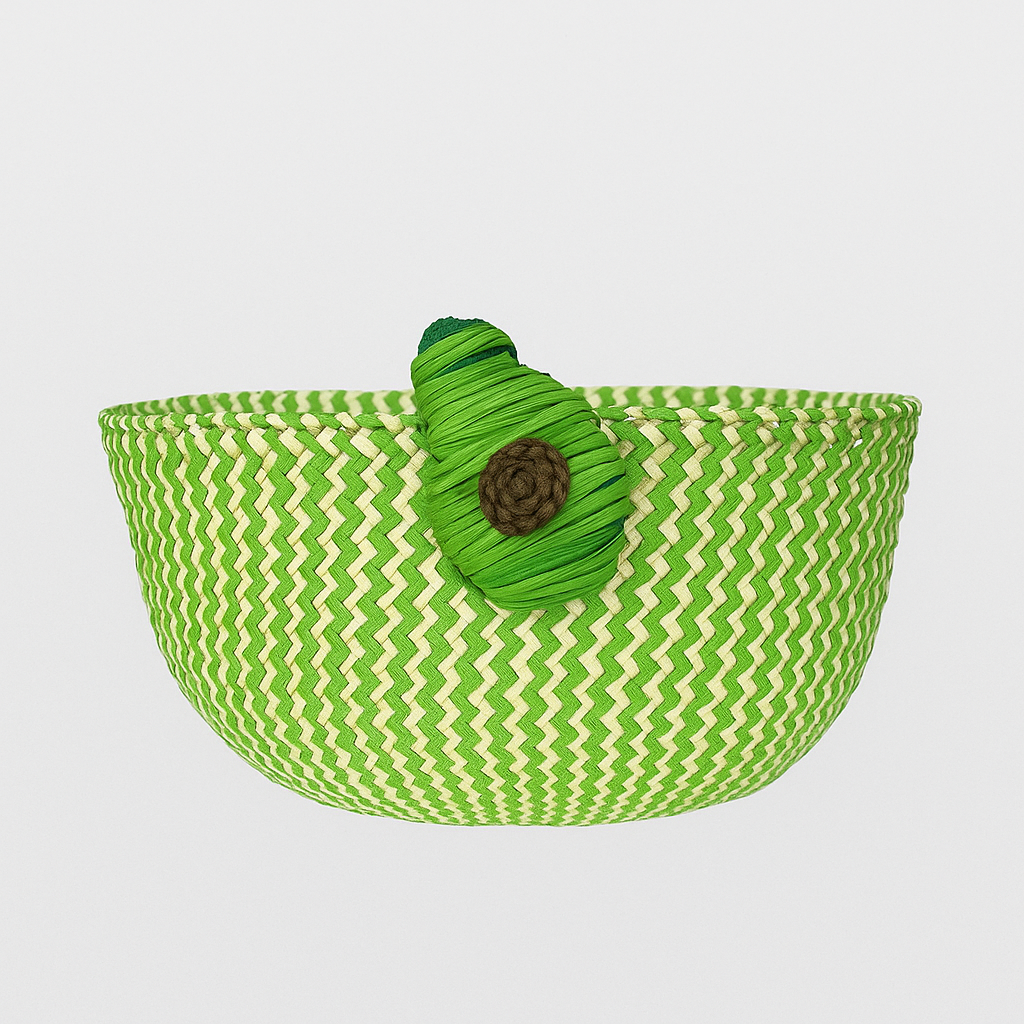 Avocado Basket - Handmade Iraca Palm - Home Decor