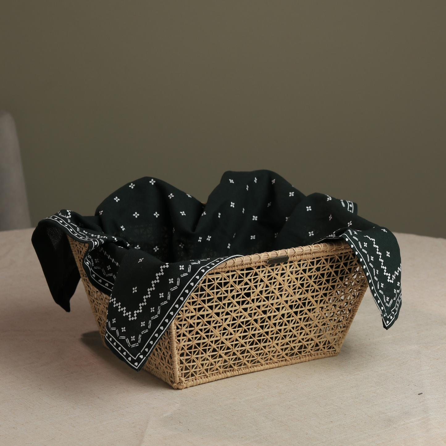 Rectangular Basket - Made of Iraca Palm - Home Decor