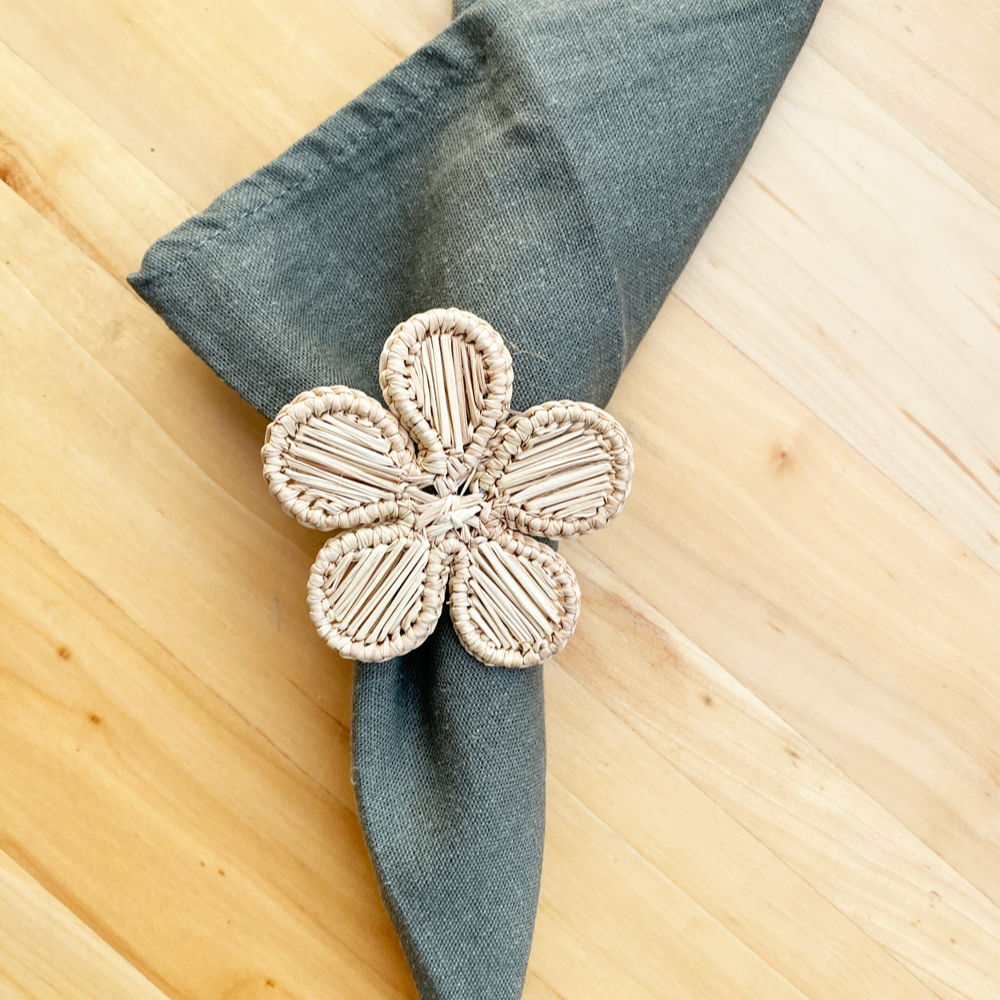Flower - Napkin Ring - Sold by Set
