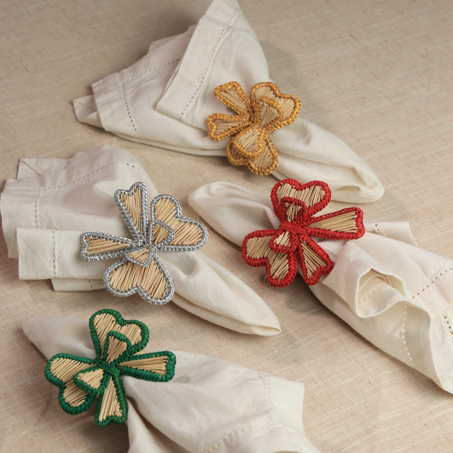 Bow Tie Napkin Holder - Made of Iraca Palm