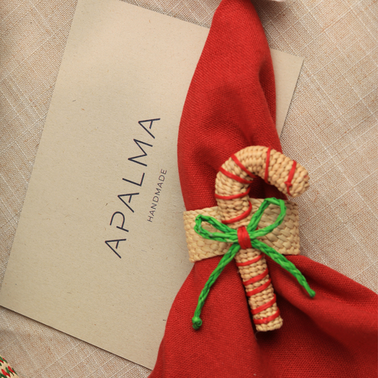 Candy Cane Napkin Ring for Holiday / Christmas Season