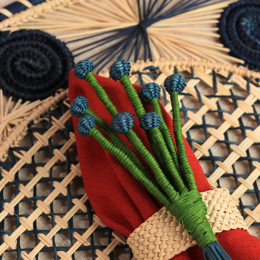 Lavender Bunch Napkin Ring