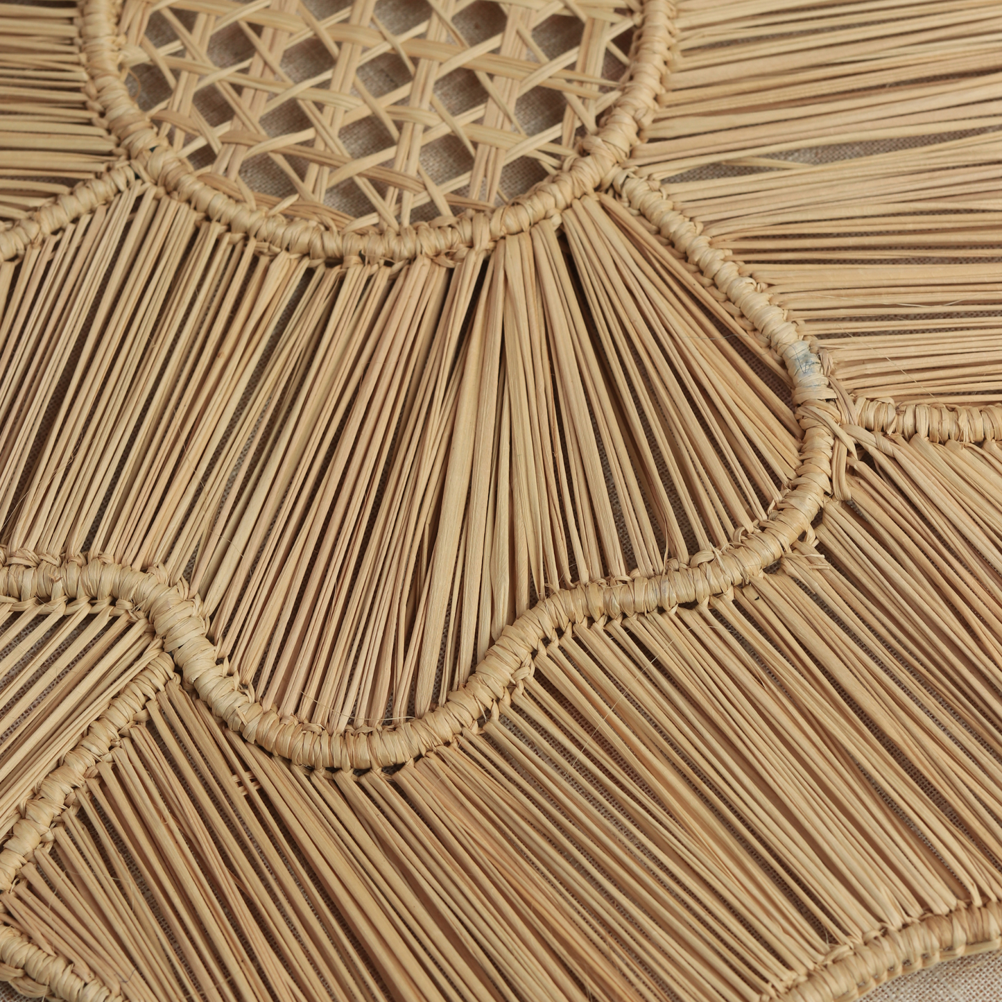 French rose - Handmade Iraca Palm - Home Decor