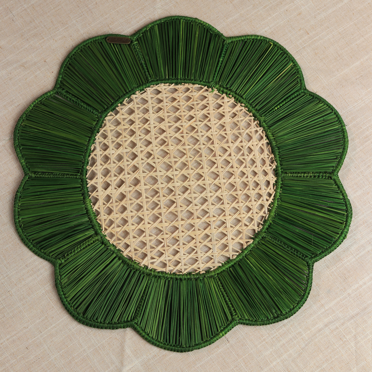 Emerald Bloom Placemat