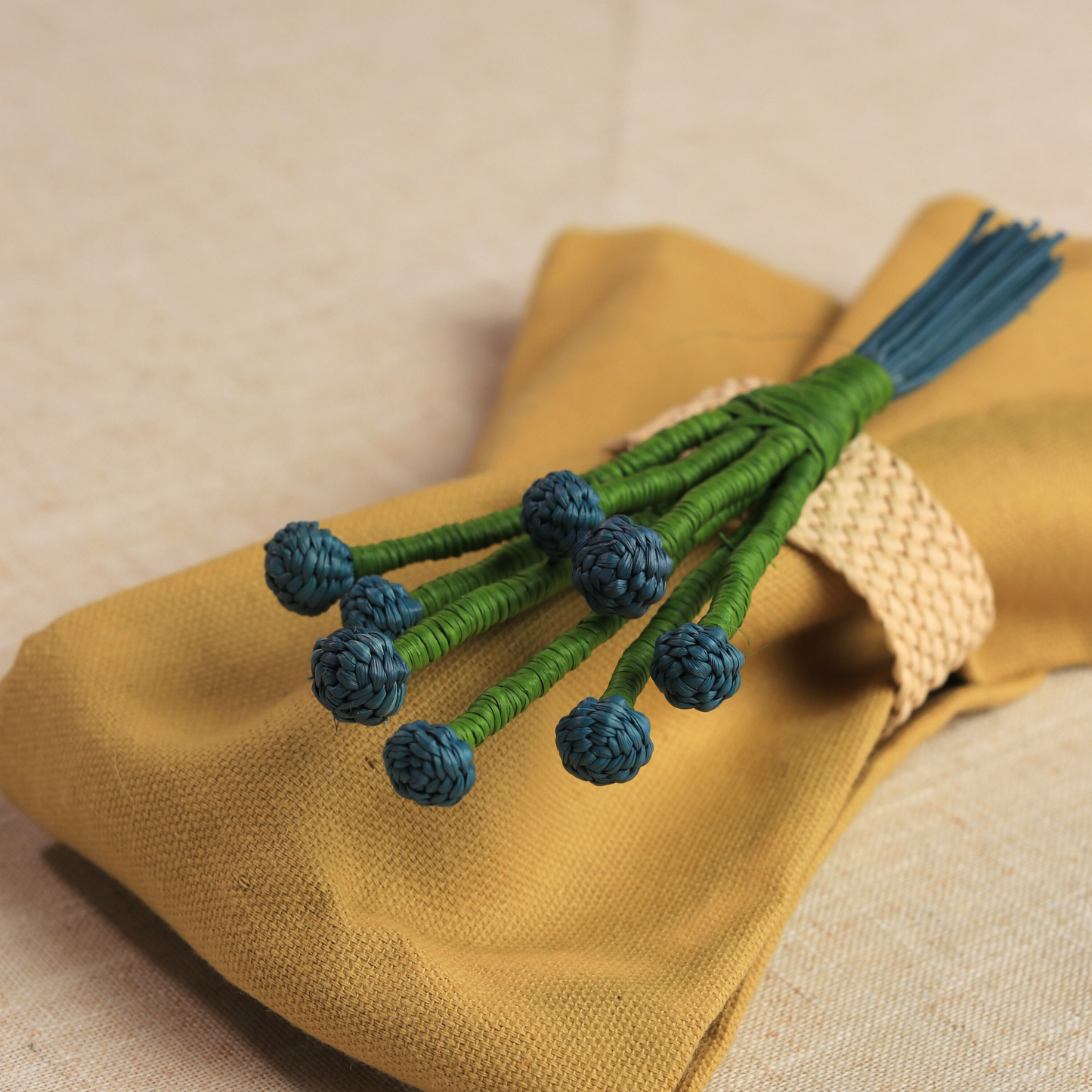 Lavender Bunch Napkin Ring