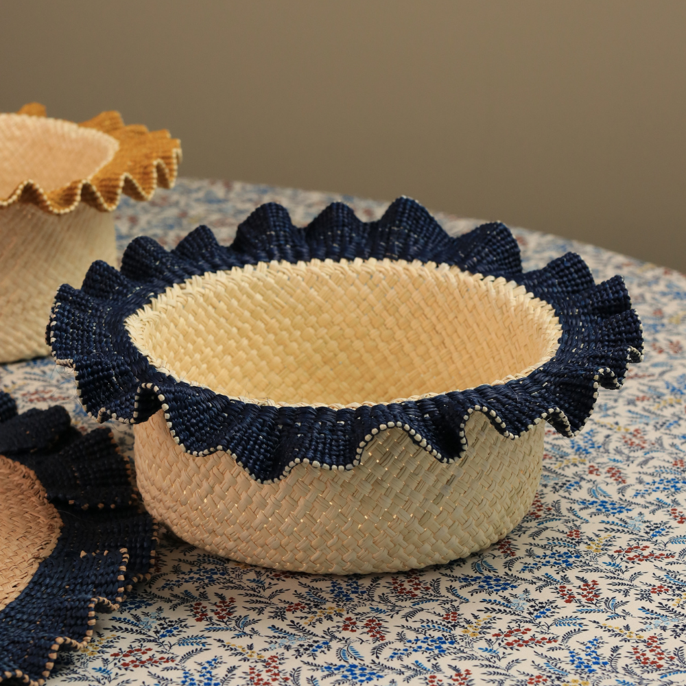 The Coastal Ruffle Basket