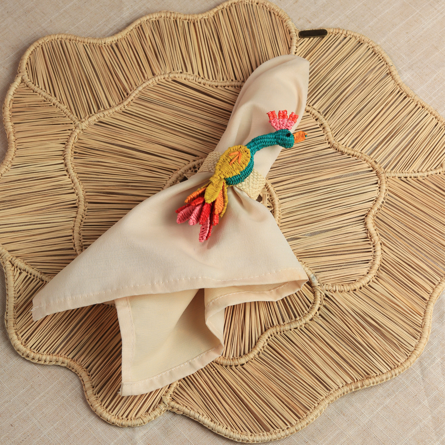Peacock Napkin Ring