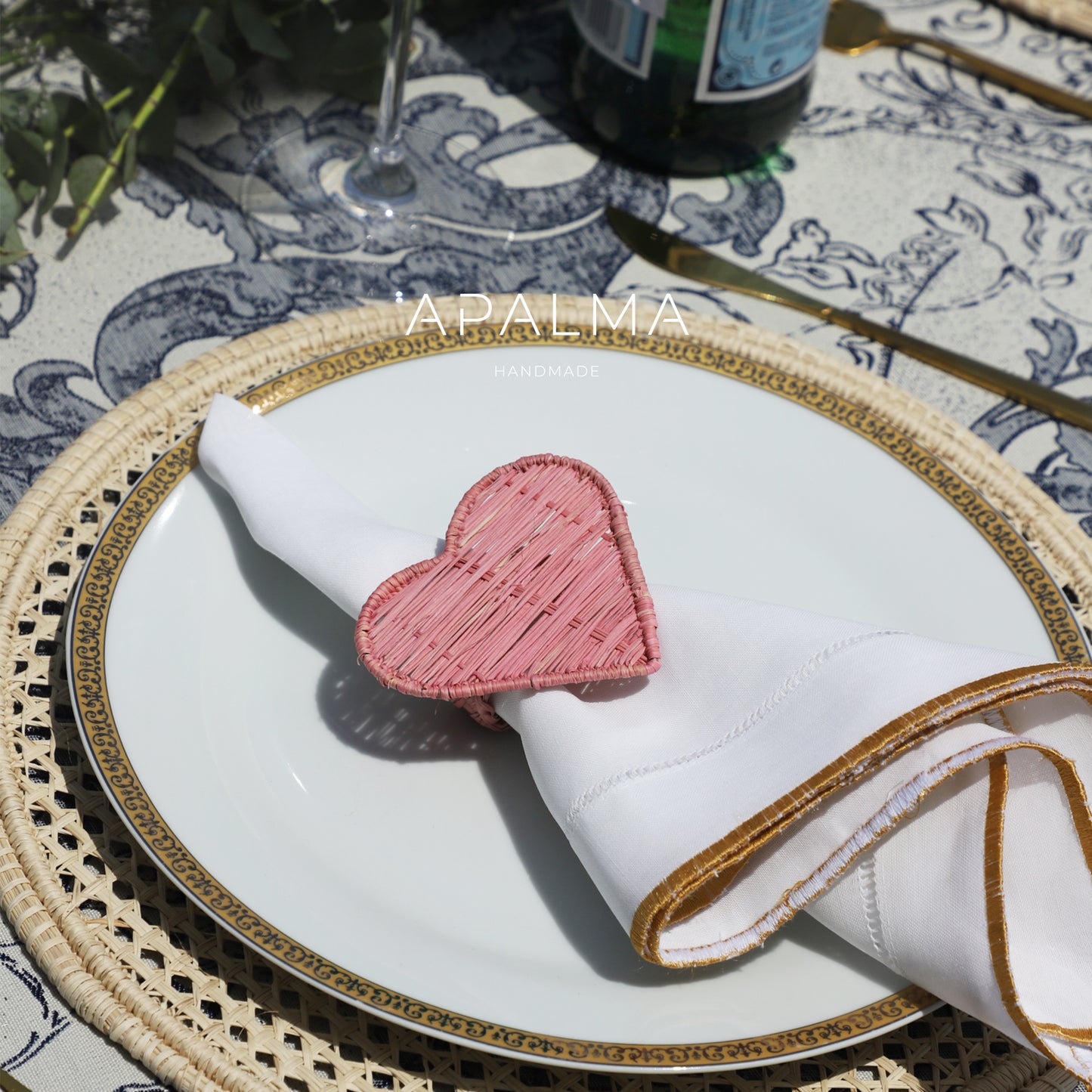 Heart Shape - Valentine's Napkin Ring - Sold by Set