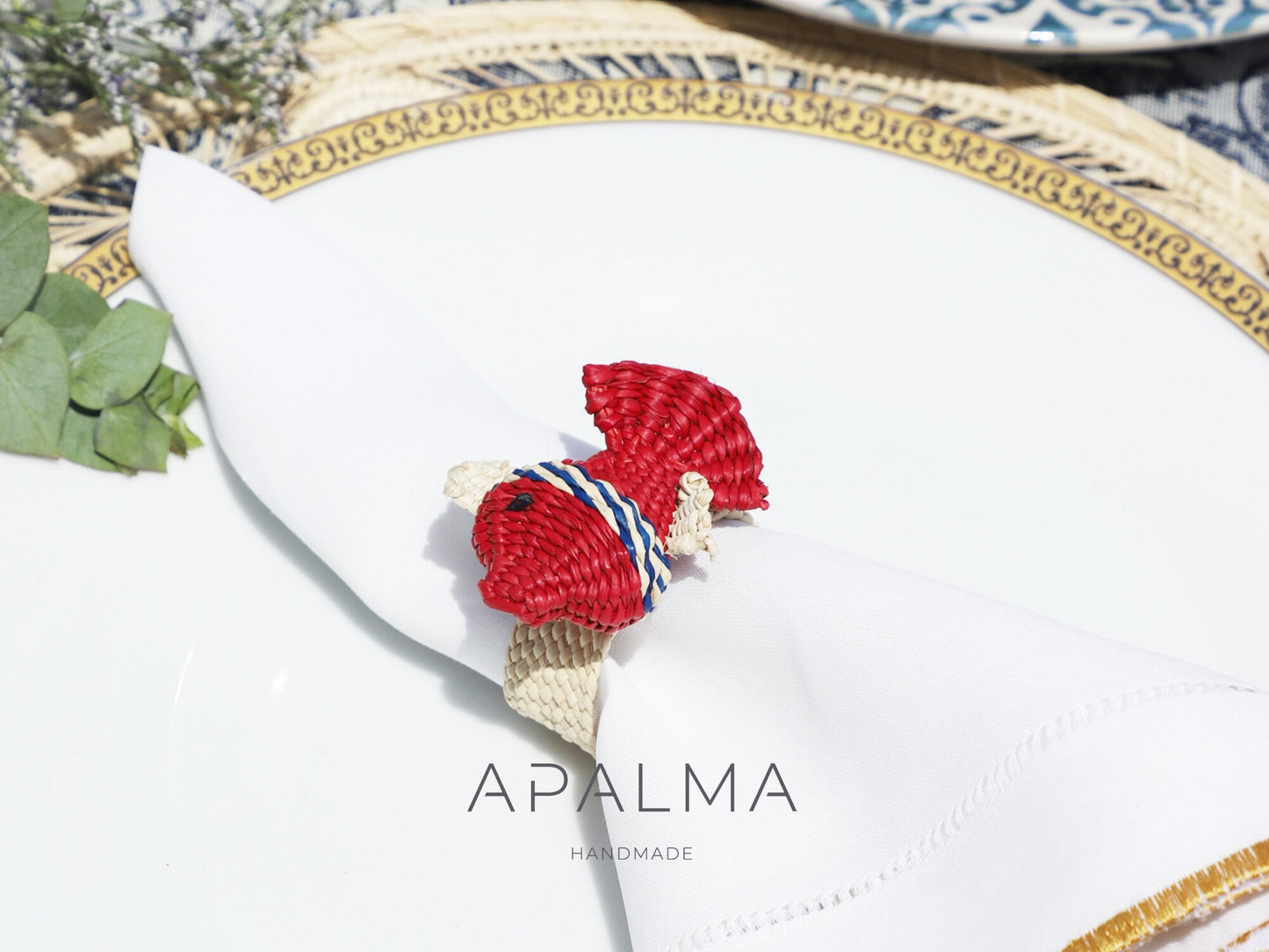 Nautical Fish Napkin Ring - Sold individually or by Set