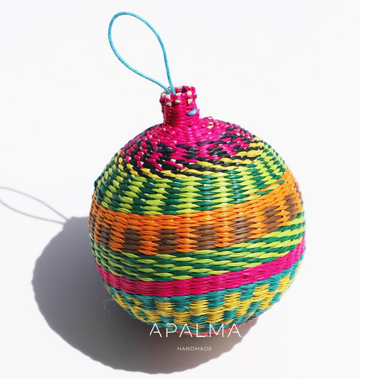 Christmas Balls / Ornaments - Handmade in Iraca Palm , Different Sizes
